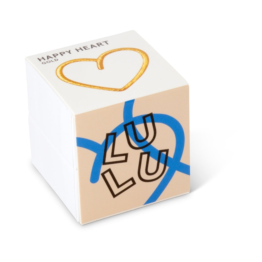 LULU Copenhagen Happy Heart ørering 1 stk Ear stud, 1 pcs Forgyldt