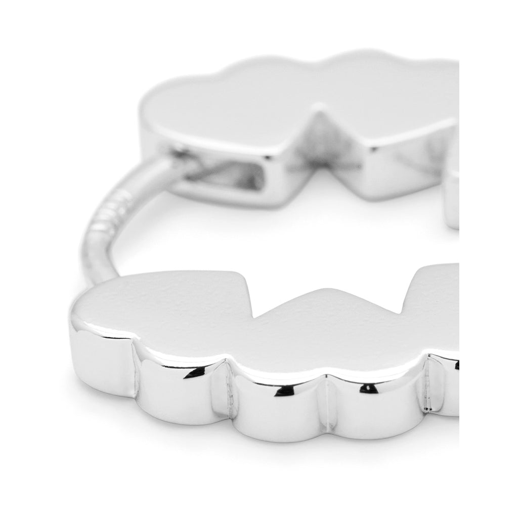 LULU Copenhagen Heart Hoops Sæt Hoops Silver Plated