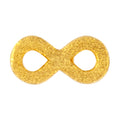 Infinity ørering 1 stk - Forgyldt