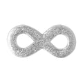 Infinity ørering 1 stk - Sølv