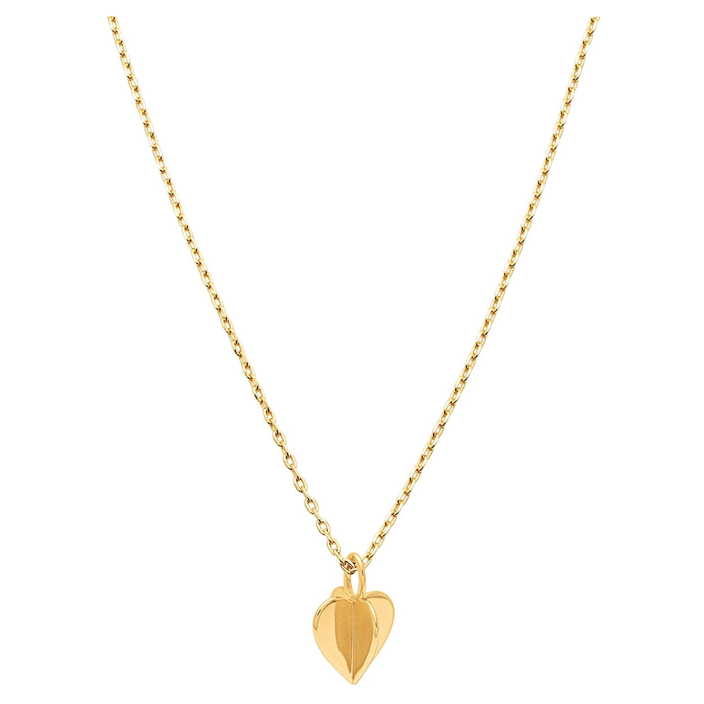 LULU Copenhagen Lemon Heart Halskæde forgyldt Necklaces Forgyldt