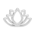 Lotus ørering 1 stk - Sølv