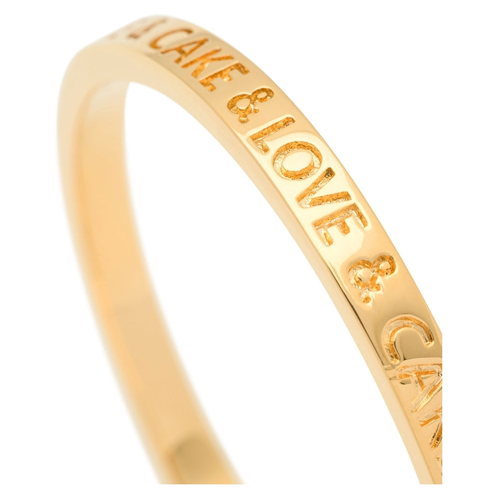 LULU Copenhagen Love & Cake Bangle - Forgyldt Bracelets Forgyldt