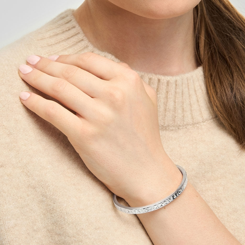 LULU Copenhagen Love & Cake Bangle - Forsølvet Bracelets Silver Plated