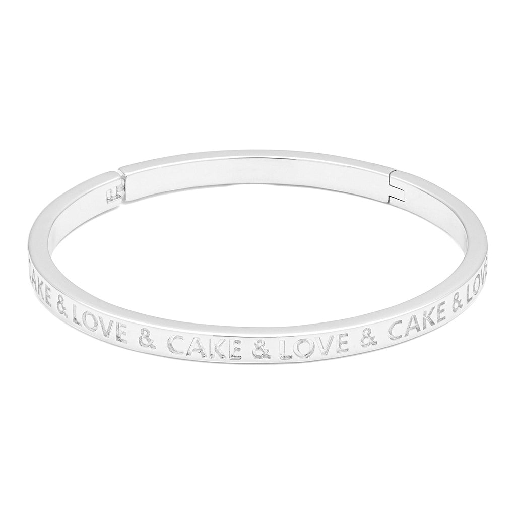 LULU Copenhagen Love & Cake Bangle - Forsølvet Bracelets Silver Plated