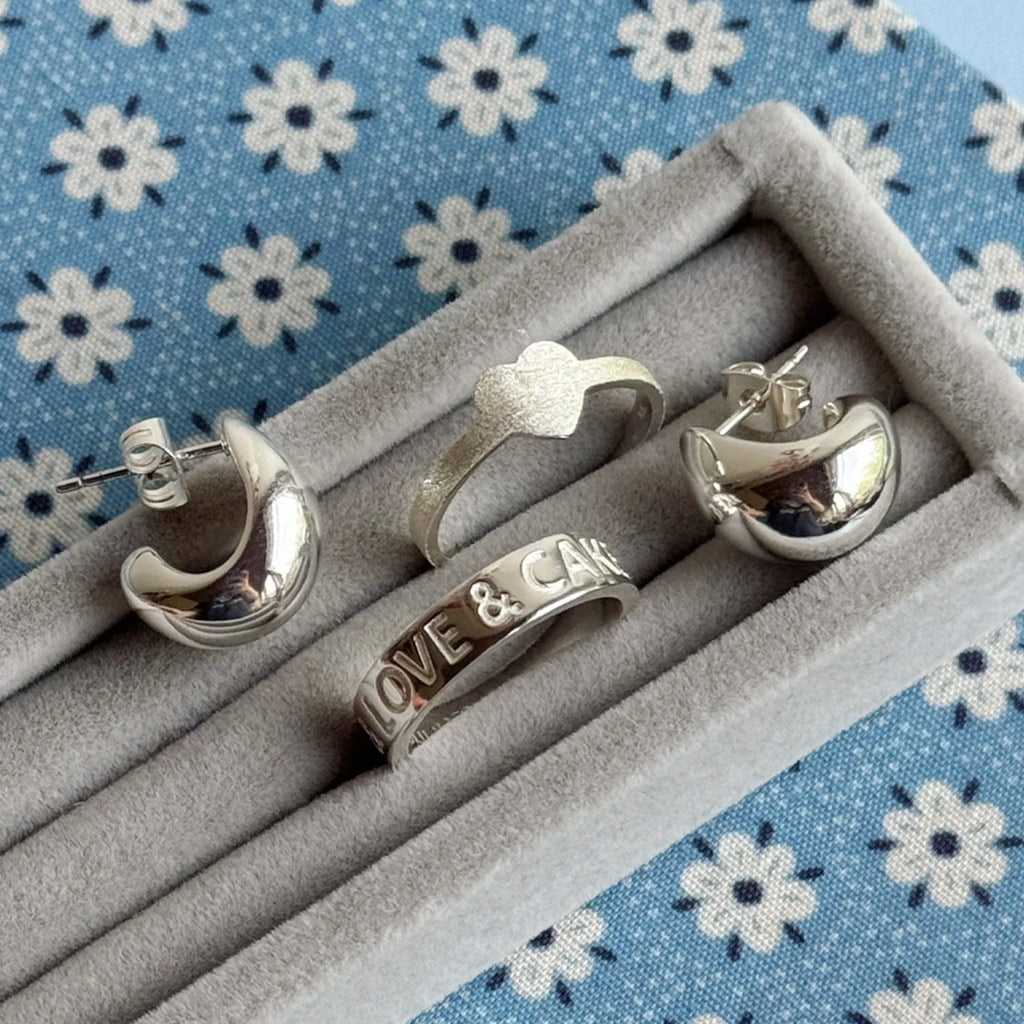 LULU Copenhagen Love & Cake Ring - Forsølvet Rings Sølv