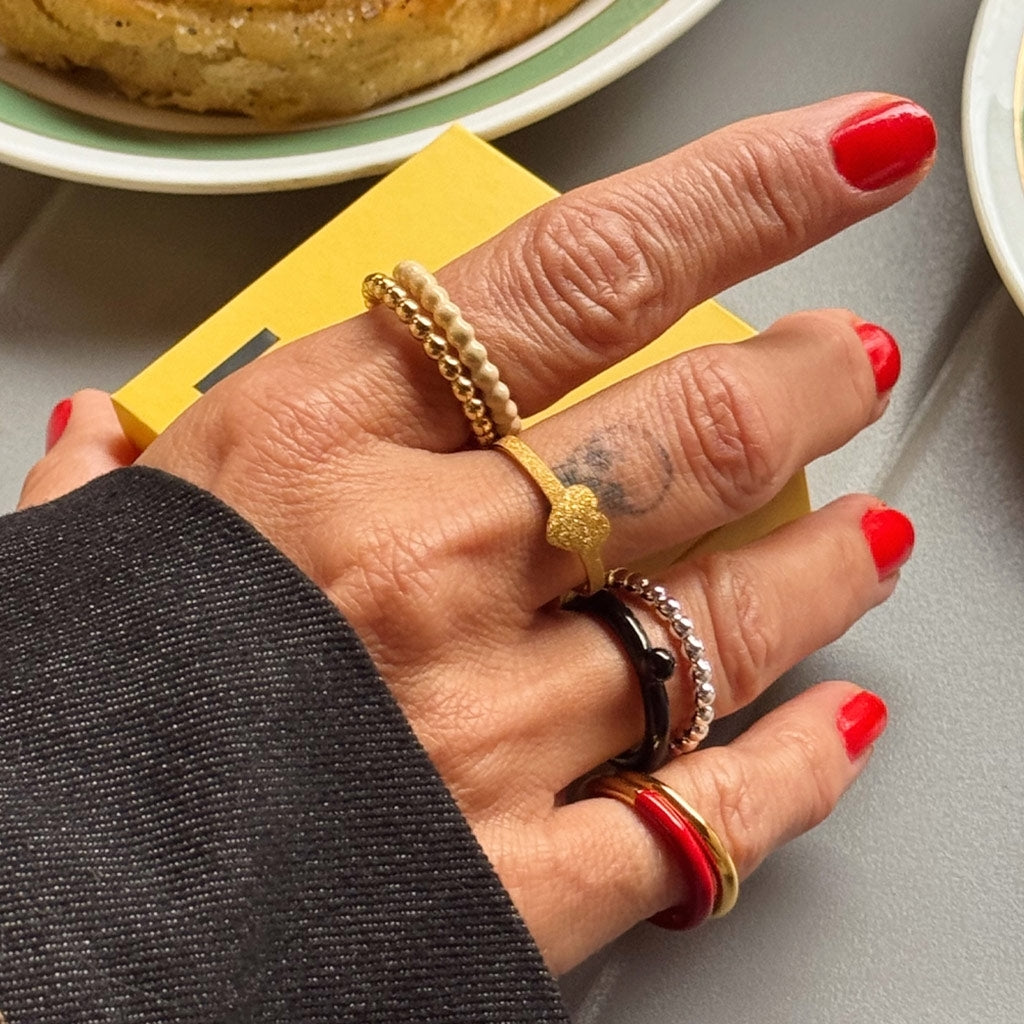 LULU Copenhagen Love Ring Rings Forgyldt