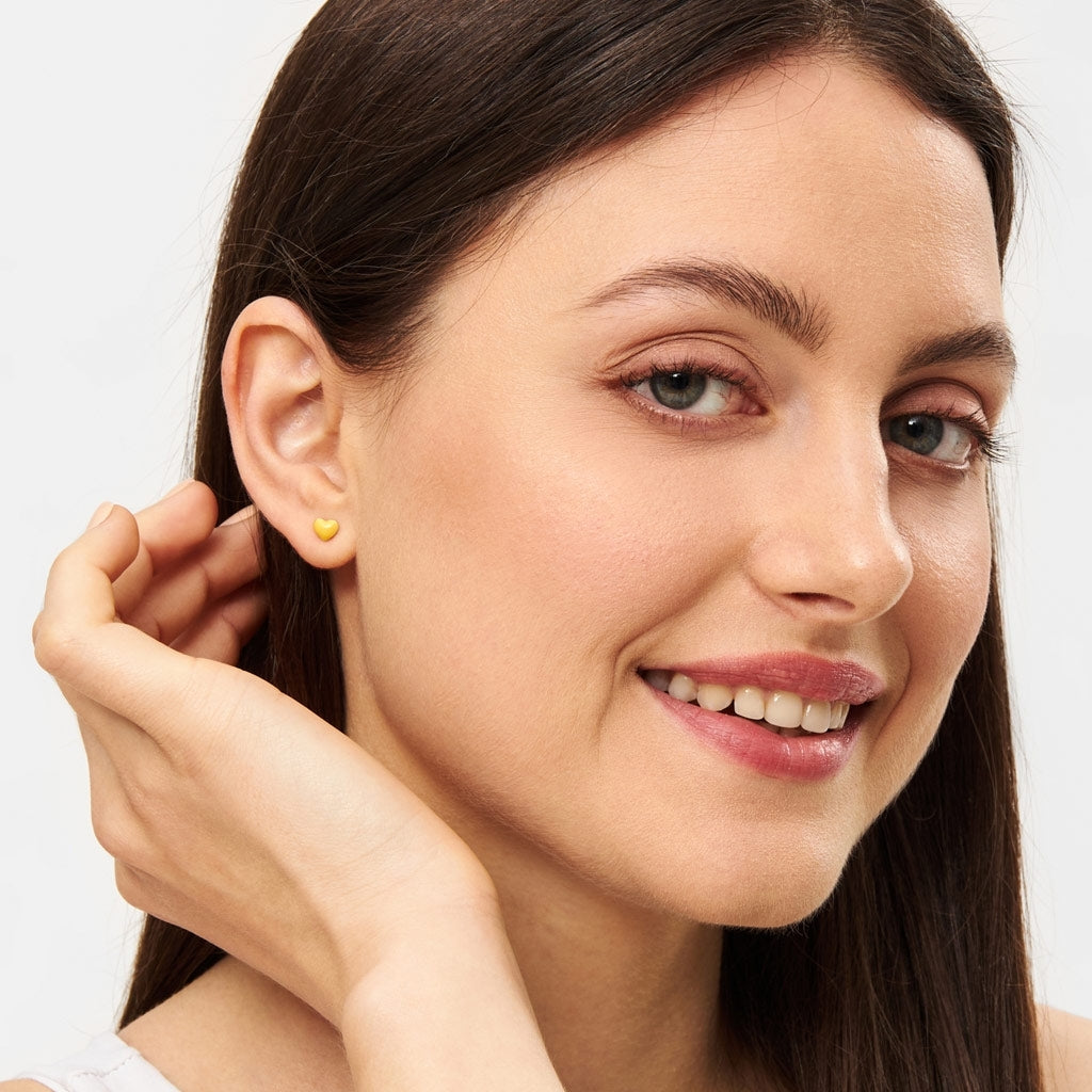 LULU Copenhagen Love U ørering 1 stk Ear stud, 1 pcs Sunflower