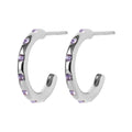 OMG Hoops Small par forsølvet - Violet