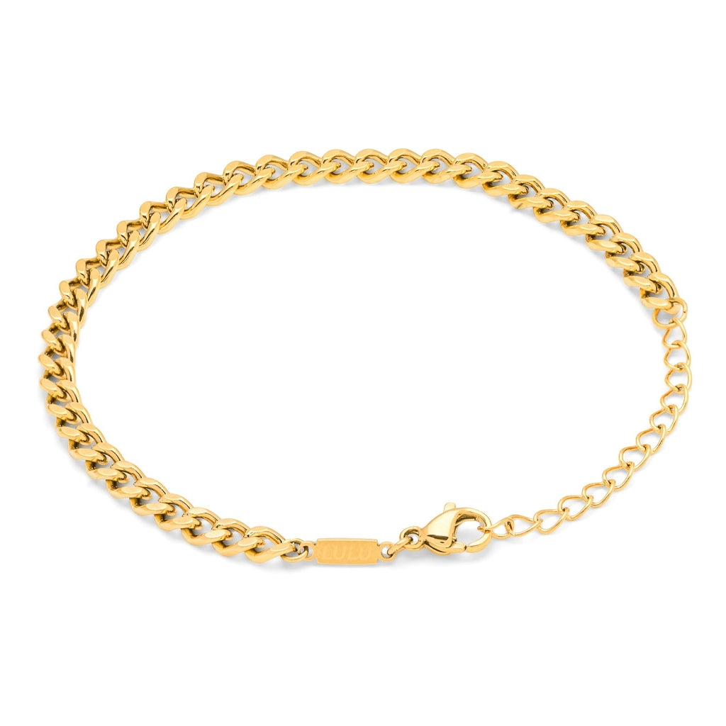 LULU Copenhagen Panzer Armbånd forgyldt Bracelets Forgyldt