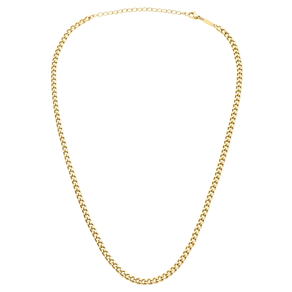 LULU Copenhagen Panzer Halskæde forgyldt Necklaces Forgyldt
