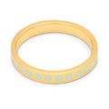 Pattern Ring forgyldt - Mint