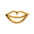 Secret ørering 1 stk - Forgyldt