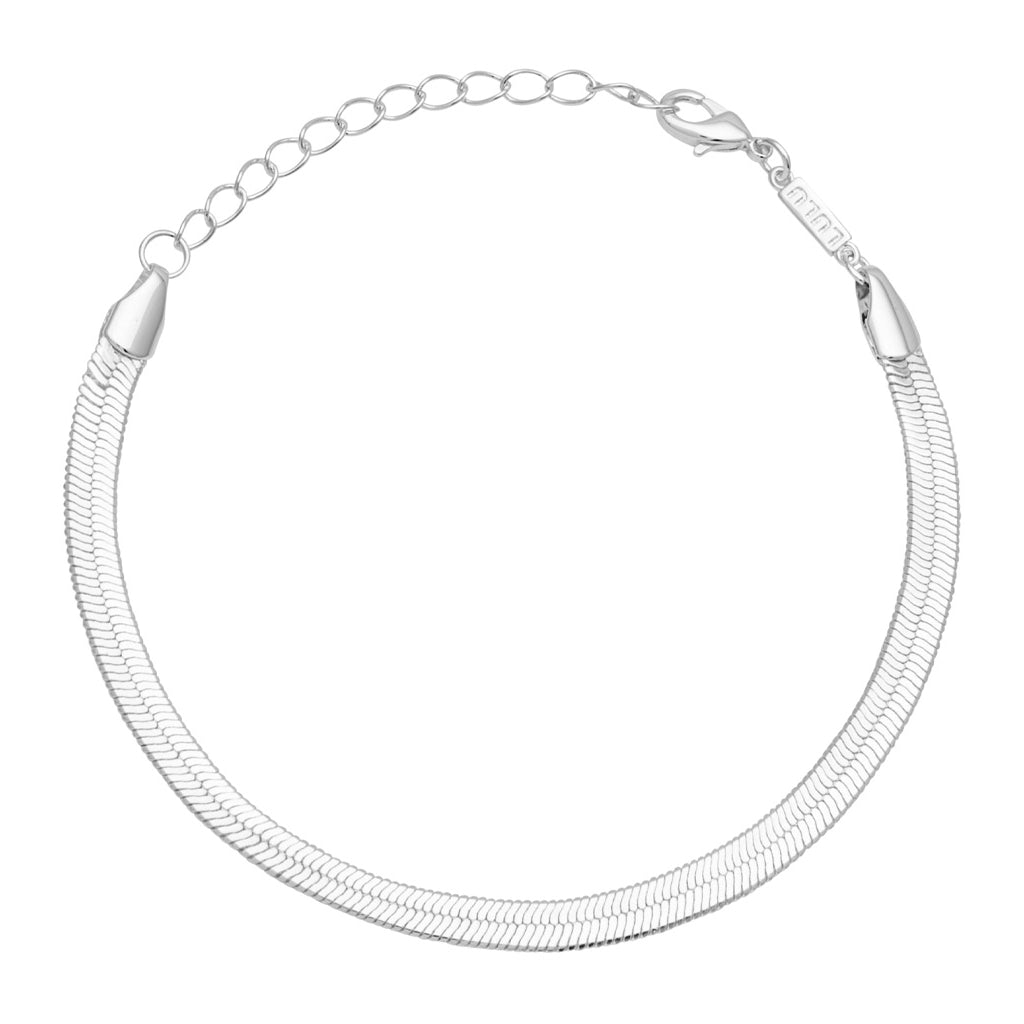 LULU Copenhagen Snake Armbånd forsølvet Bracelets Silver Plated