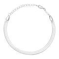 Snake Armbånd forsølvet - Silver Plated