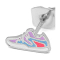 Sneaker One ørering 1 stk - Silver Plated
