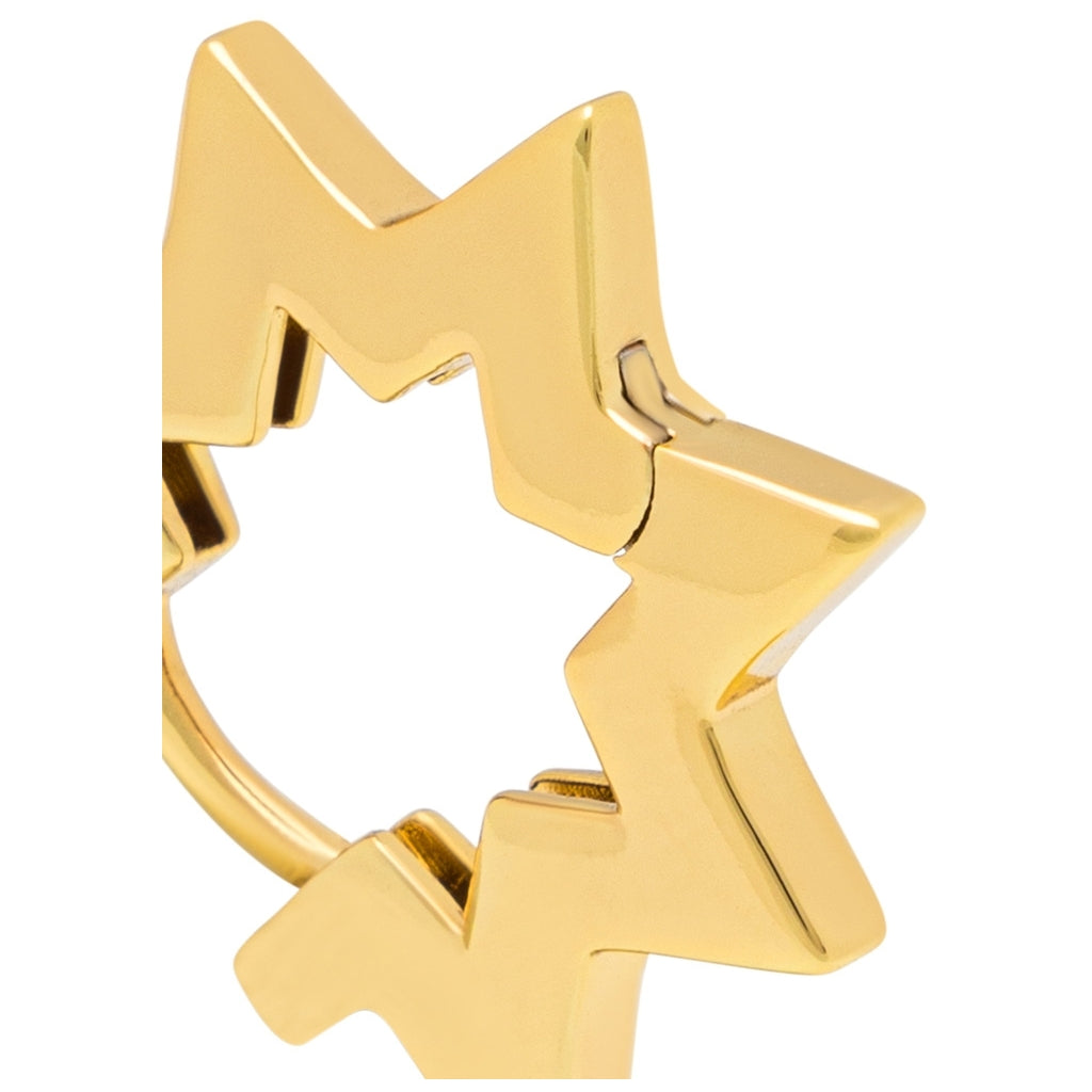 LULU Copenhagen Star Hoops par Hoops Forgyldt