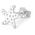 Starfish ørering 1 stk - Sølv