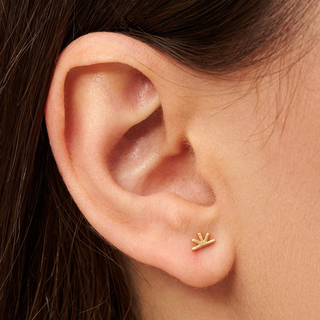 LULU Copenhagen Sunrise ørering 1 stk Ear stud, 1 pcs Forgyldt
