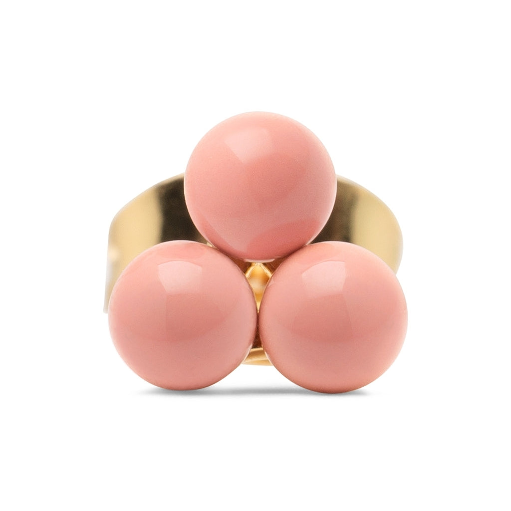 LULU Copenhagen Trio ørering 1 stk Ear stud, 1 pcs Burnt Coral