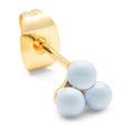 Trio ørering 1 stk - Skyride Blue