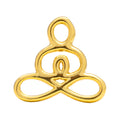 Zen ørering 1 stk - Forgyldt