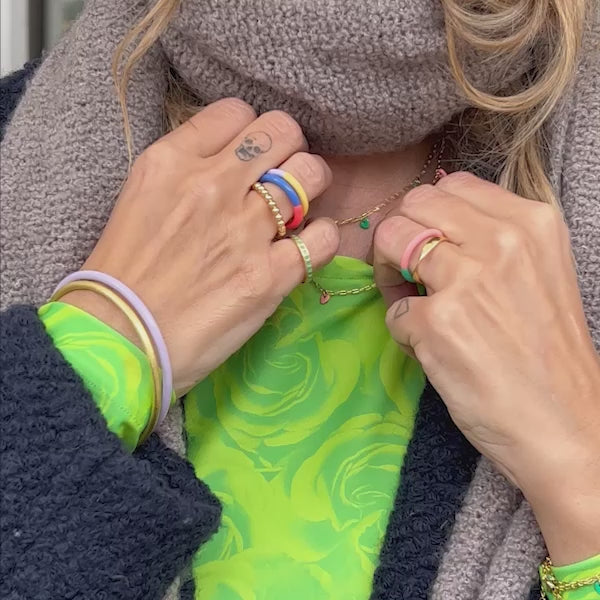 LULU Copenhagen Love U Halskæde forgyldt Necklaces Forgyldt - Video preview